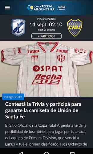 Copa Argentina - App oficial 1