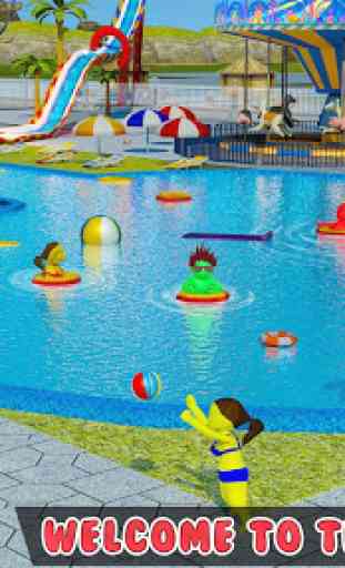 crianças Parque aquático: água deslizar tema parqu 1