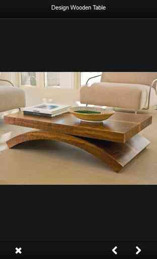 Design de mesa de madeira 4
