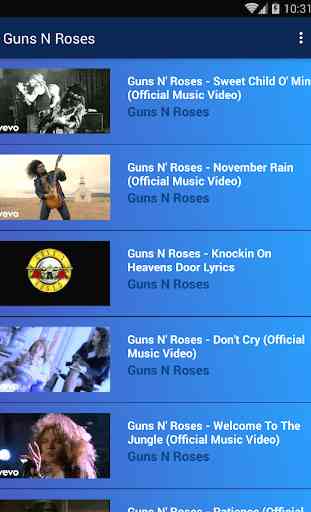 Guns N' Roses Popular Songs | Video Collection 4