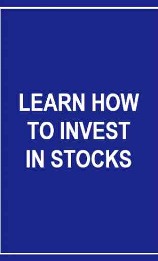 Learn How To Invest In Stocks 1