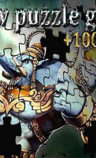 Lord Ganesha Jigsaw Puzzle game 1
