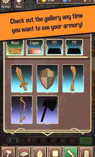 Medieval Clicker Blacksmith - Best Idle Tap Games 2