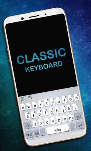 Novo tema de teclado Classic Type Fast 1