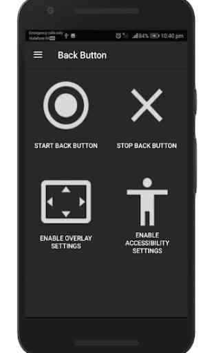 Only Back Button - Single touch back button(No Ad) 3
