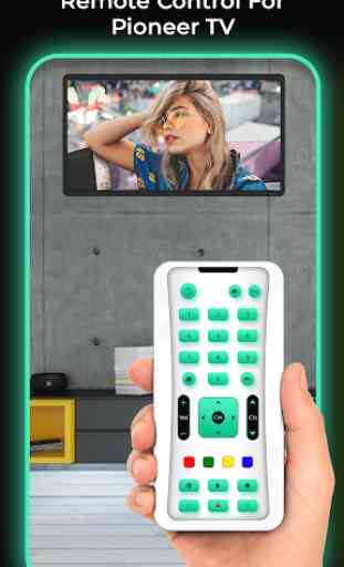 Remote Control For Pioneer TV 2