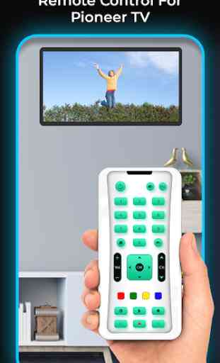 Remote Control For Pioneer TV 4