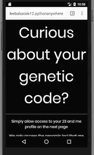 Reveal genetic code 1