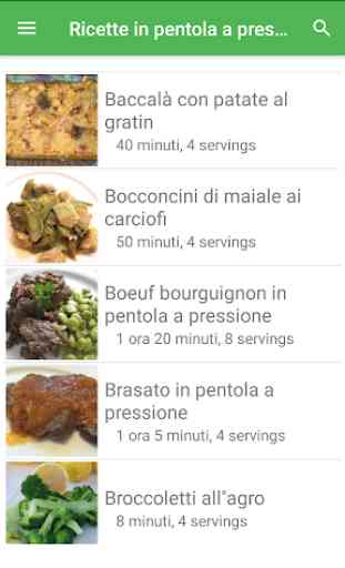 Ricette in pentola a pressione gratis in italiano. 4