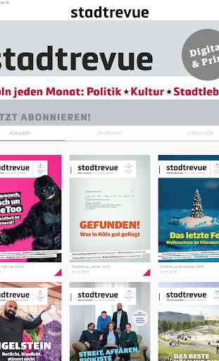 Stadtrevue — Das Monatsmagazin für Köln 1