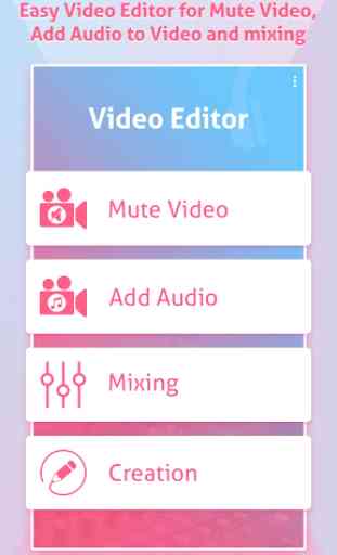 Video Editor: Mute Video, Add Audio to Video 2