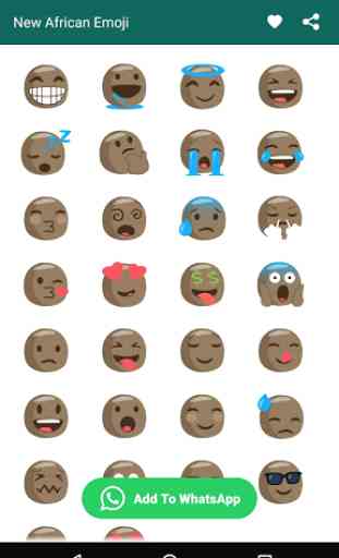 WAStickerApps - New African Emoji Stickers 1