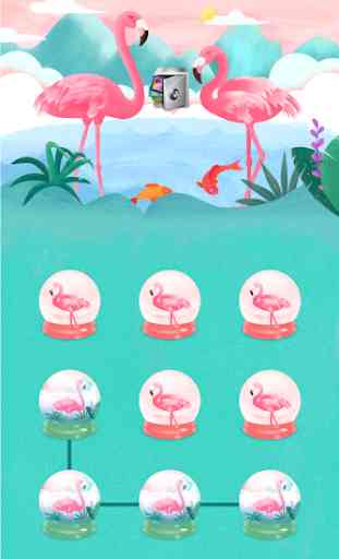 AppLock Theme Flamingo 1
