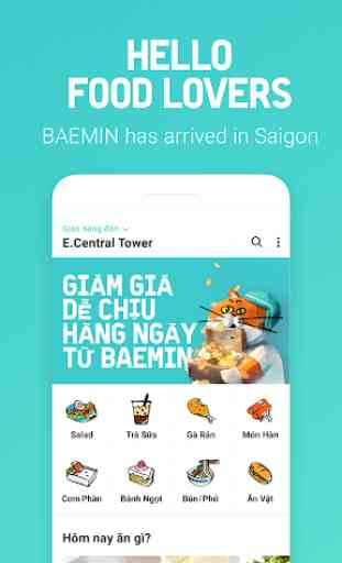 BAEMIN - Food delivery app 1