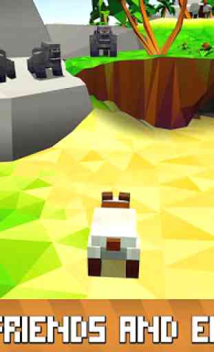 Blocky Panda Simulator - seja um urso de bambu! 2