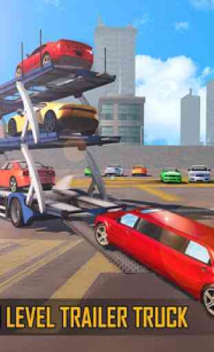 Car Transporter Truck Driver : Parking Sim Game 2