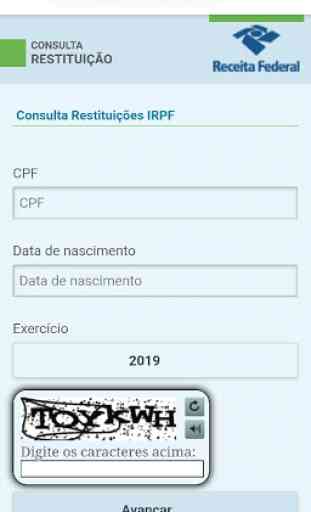 Consulta Restituição IRPF 2