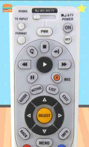 Controle Remoto para DirecTV RC66 1