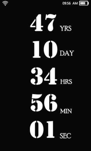 Countdown Death Timer Clock 4