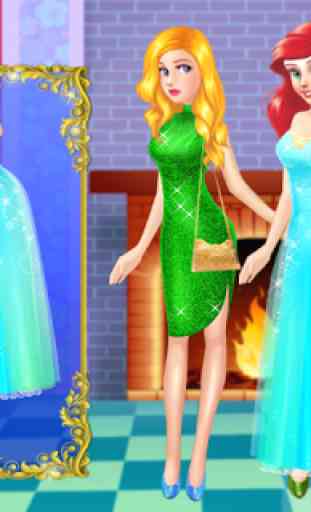 Dress up games for girl - Princess Christmas Party 3