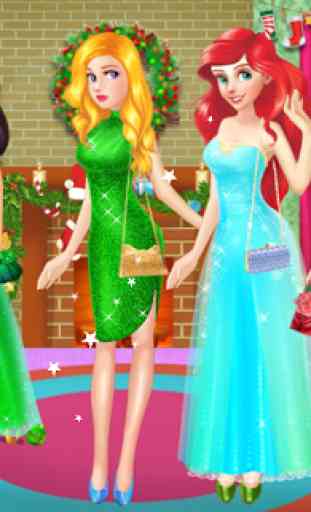 Dress up games for girl - Princess Christmas Party 4