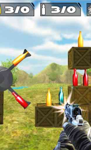 Expert Gun Bottle Shooter - Free Shooting 3D Game 2