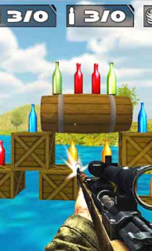 Expert Gun Bottle Shooter - Free Shooting 3D Game 3