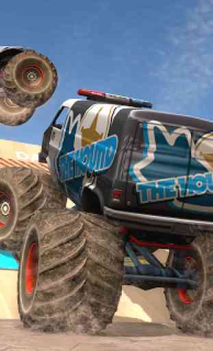 Fearless Monster Truck Demolition Racing Stunts 2