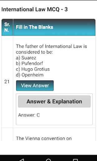 International Law MCQ 2