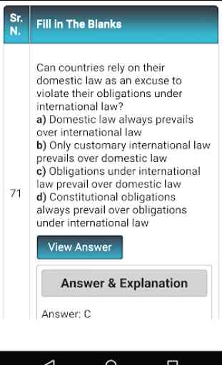 International Law MCQ 3