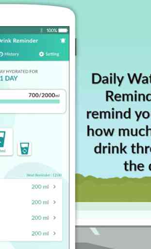 Lembrete Diário da Bebida da Agua 2