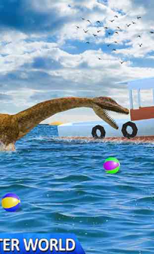 Mundo do monstro do dinossauro do mar 1