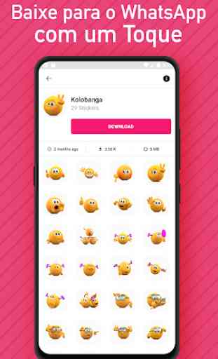 Novos adesivos Big Emoji - WAStickerApps Emojis 3D 2