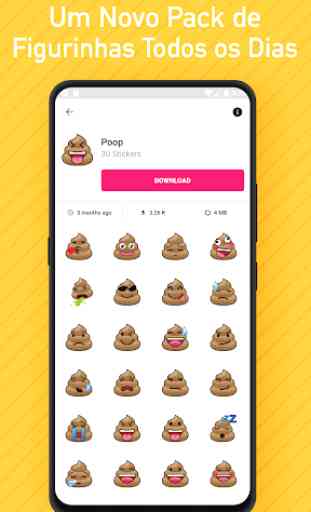 Novos adesivos Big Emoji - WAStickerApps Emojis 3D 3