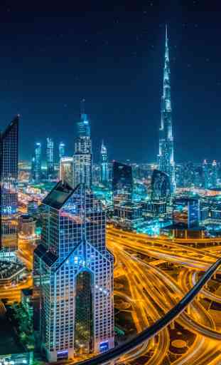 Papel de Parede Vivo da Noite de Dubai 3