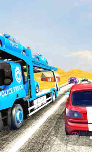 Police Car Transporter Truck 2019 3