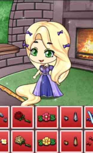 Pretty Girl's Tangled Style : dress up game 1