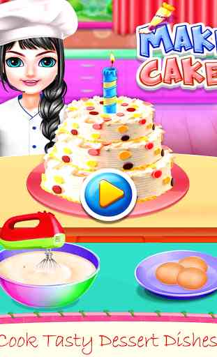 Real Cake Making Bake Decore, Jogos de Culinária 1