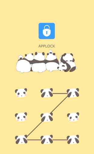 Tema de Panda para o Applock 1