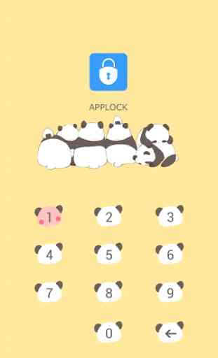 Tema de Panda para o Applock 2