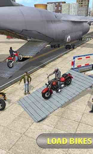 Transporte de carga de bicicleta de avião 1