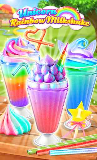 Unicorn Ice Cream Milkshake - Super Ice Drink 4