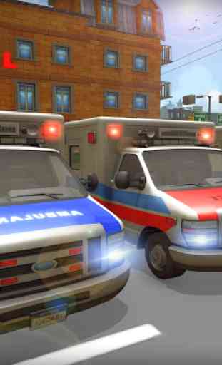 911 Emergência Ambulância Hospital Resgate Missão 3