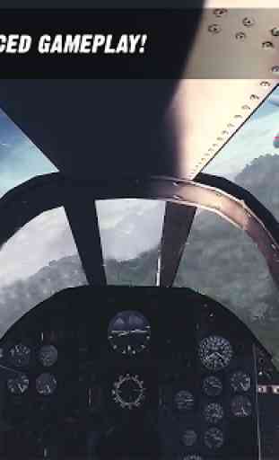 Air War Combat Dogfight avião céu jogo de tiro 4