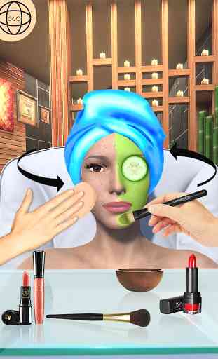 Cara Maquiagem E Beleza spa salão reforma jogos 3D 1