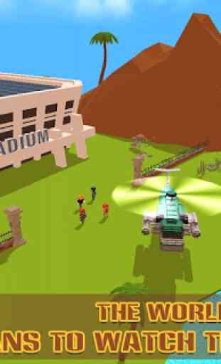 Craft Helicopter Blocky City Sky Rescue 4