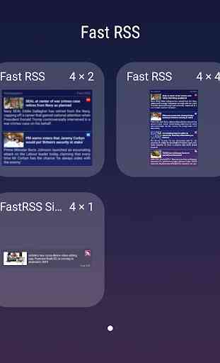 Fast RSS - Feed News Reader and Widget 4