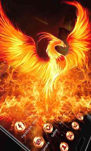 Flaming Fire Phoenix Theme 2