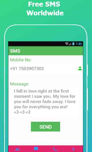 Free Phone Calls - Free Texting SMS 3
