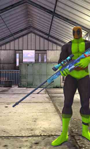 Frog Ninja City Hero 3D - Sniper Shooting Games 2